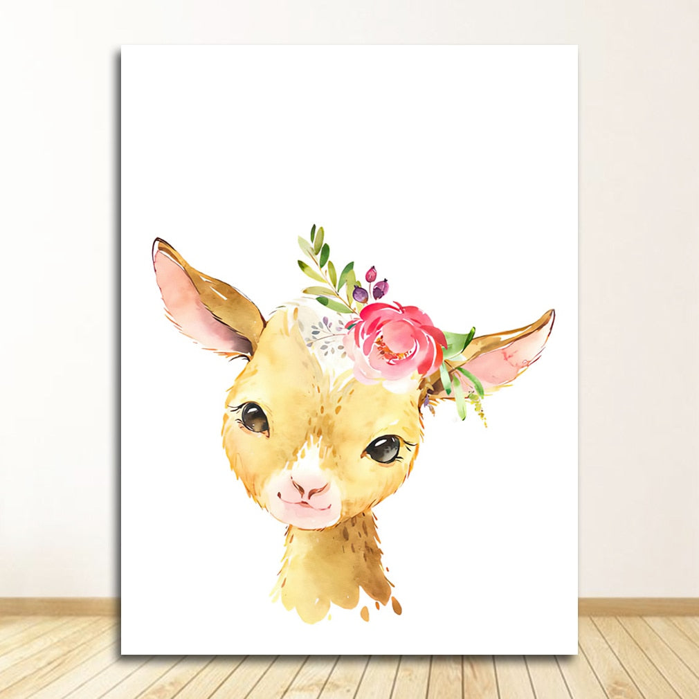 CORX Designs - Cute Animal Nursery Wall Canvas Art - Review