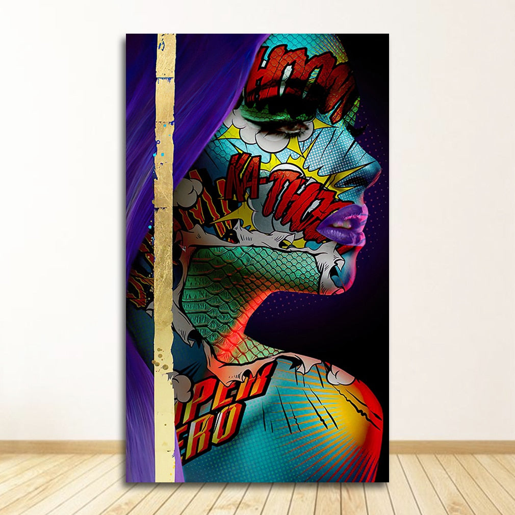 CORX Designs - Graffiti Women Portrait Canvas Art - Review