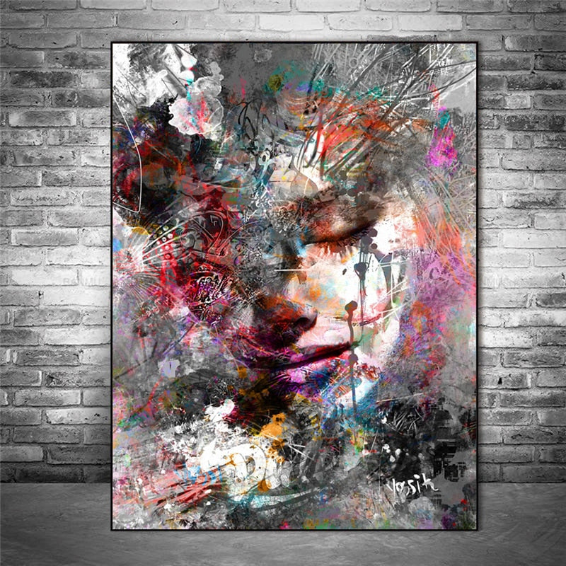 CORX Designs - Abstract Girl Graffiti Canvas Art - Review