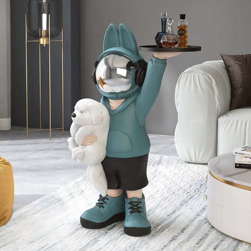 CORX Designs - Bunny Astronaut with Tray Statue - Review