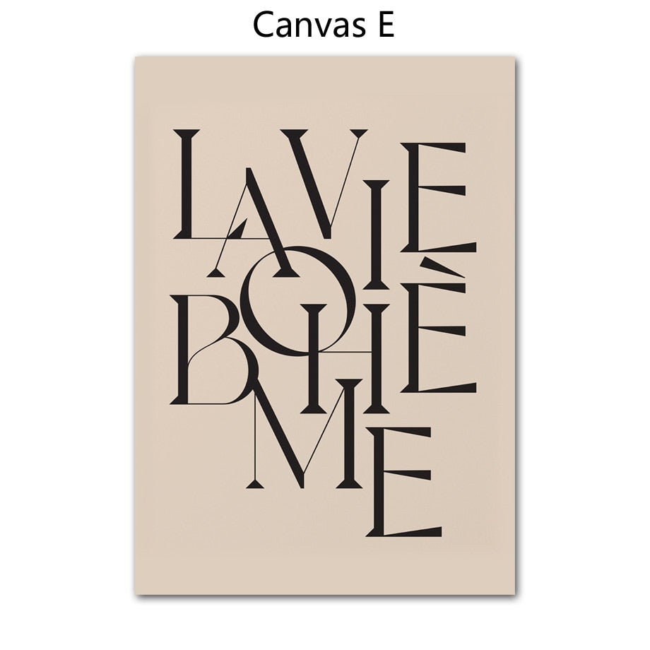 CORX Designs - Beige Abstract Curve Line Heart Quotes Canvas Art - Review