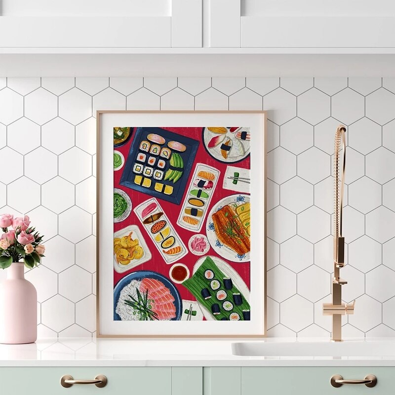 CORX Designs - Japanese Chinese Korean Food Canvas Art - Review