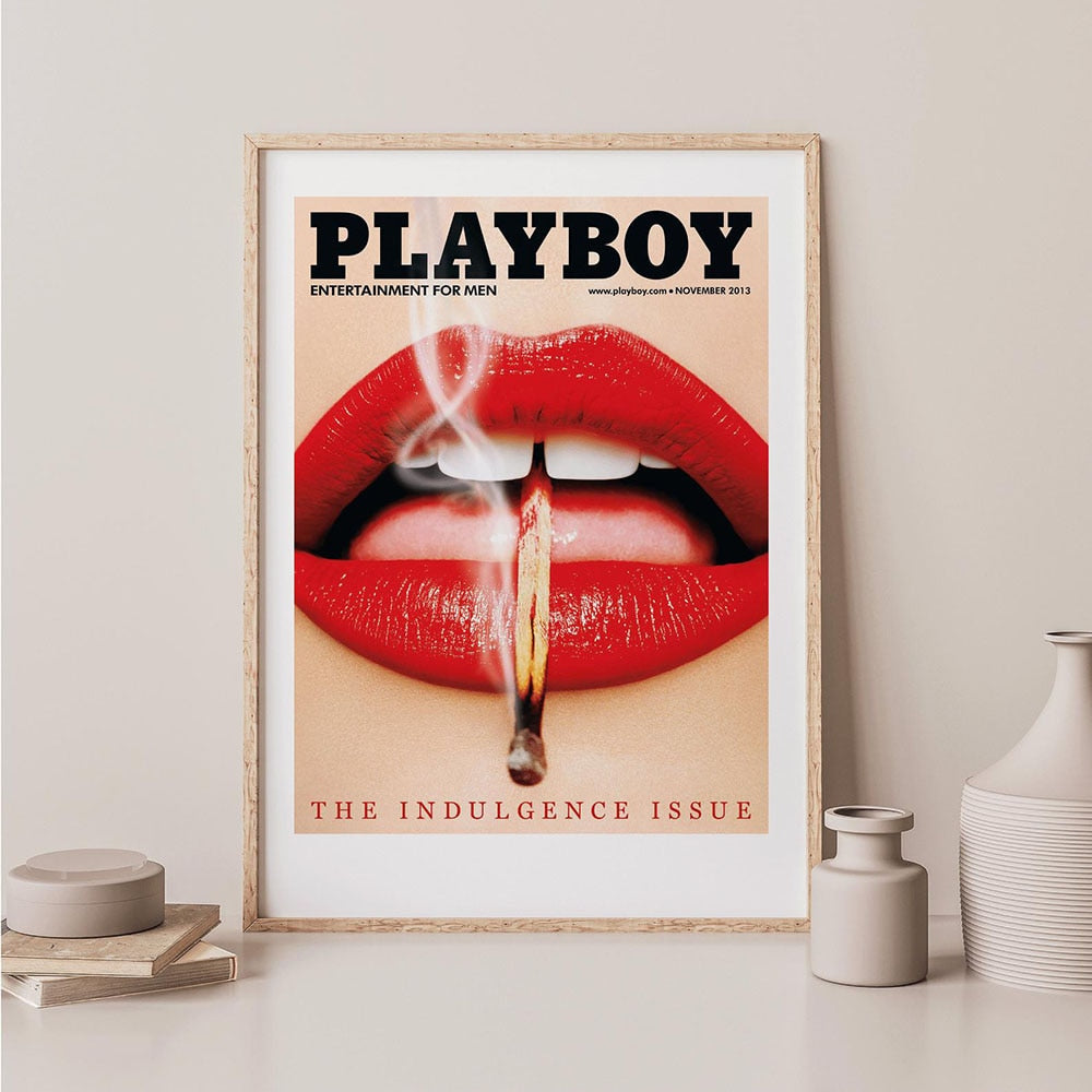 CORX Designs - Vintage Butterfly Sexy Red Lips Canvas Art - Review