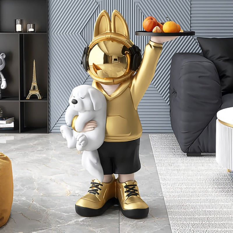 CORX Designs - Bunny Astronaut with Tray Statue - Review