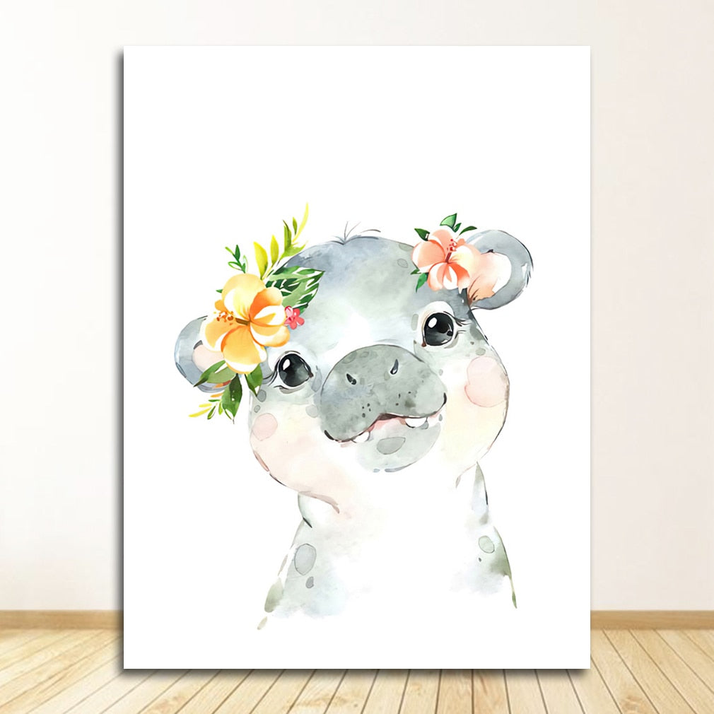 CORX Designs - Cute Animal Nursery Wall Canvas Art - Review