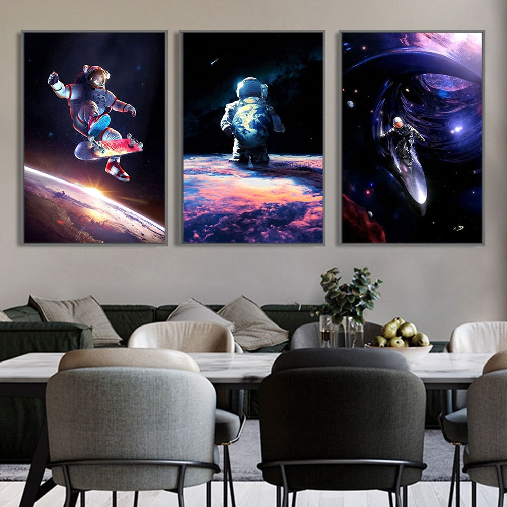 CORX Designs - Astronaut Extreme Sports Canvas Art - Review