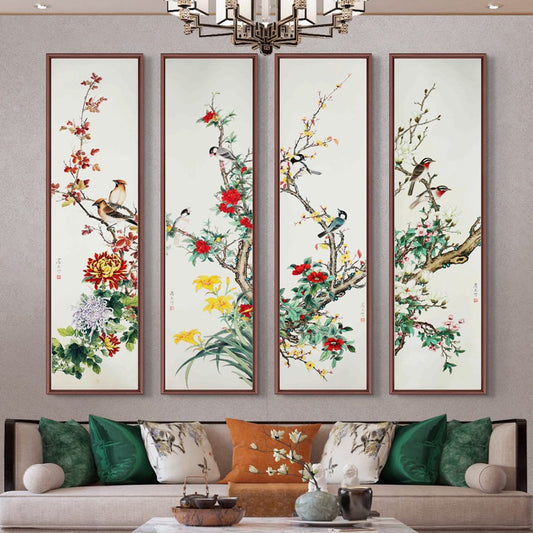 CORX Designs - Chinese Style Flower Bird Canvas Art - Review