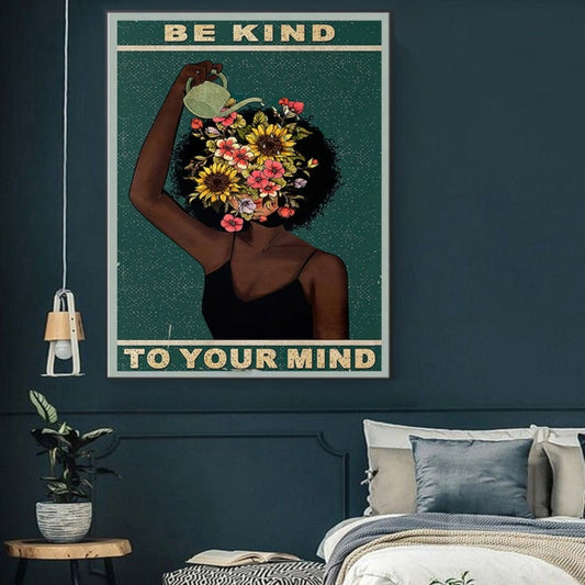 CORX Designs - Be Kind To Your Mind Motivational Canvas Art - Review