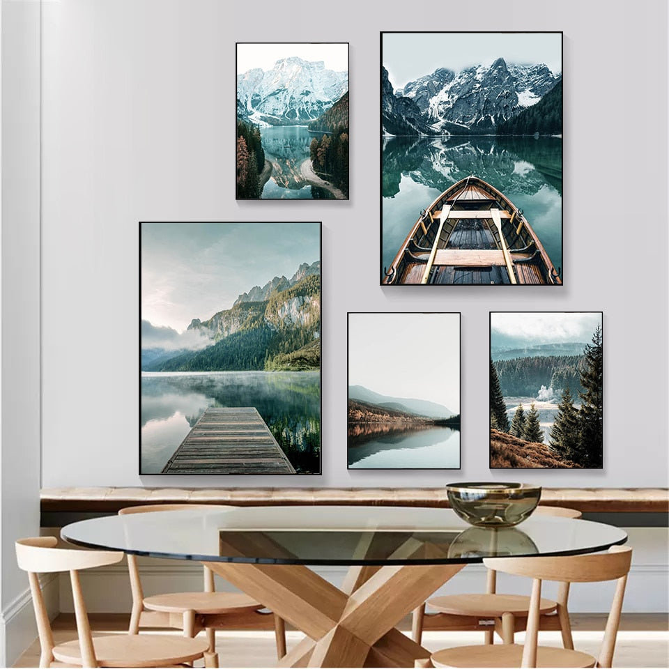 CORX Designs - Scandinavian Nature Landscape Canvas Art - Review