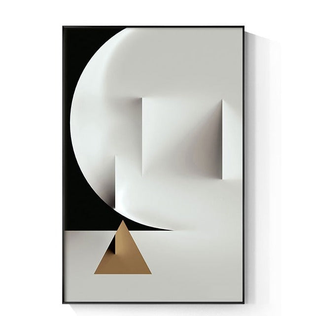 CORX Designs - Modern White Abstract Geometric Canvas Art - Review