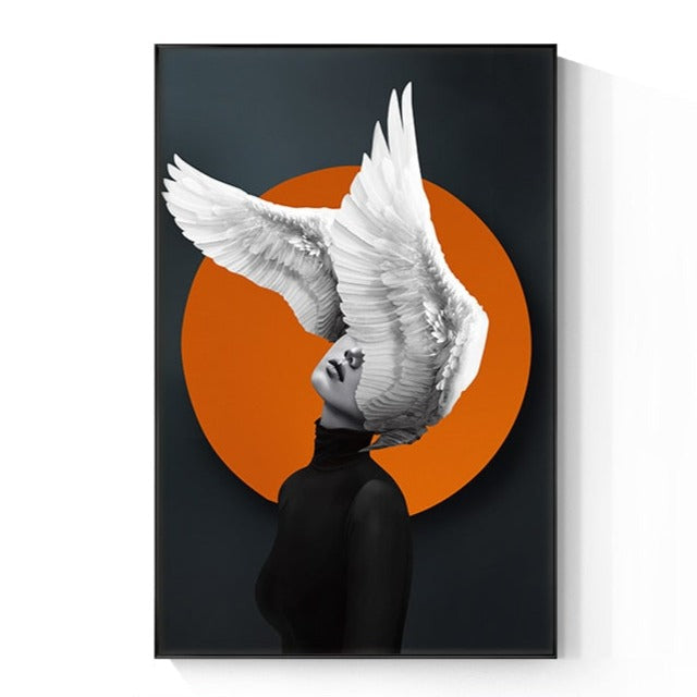 CORX Designs - Feather Woman Fashion Canvas Art - Review