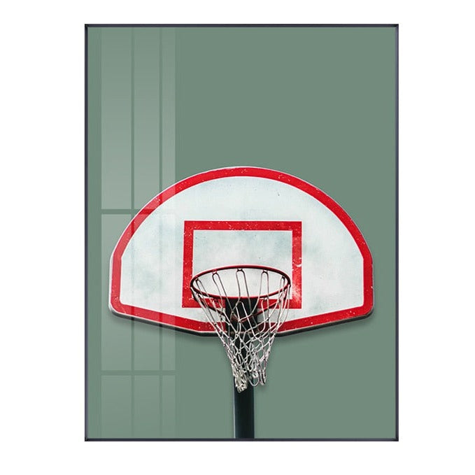 CORX Designs - Basketball Ring Shuttlecock Canvas Art - Review