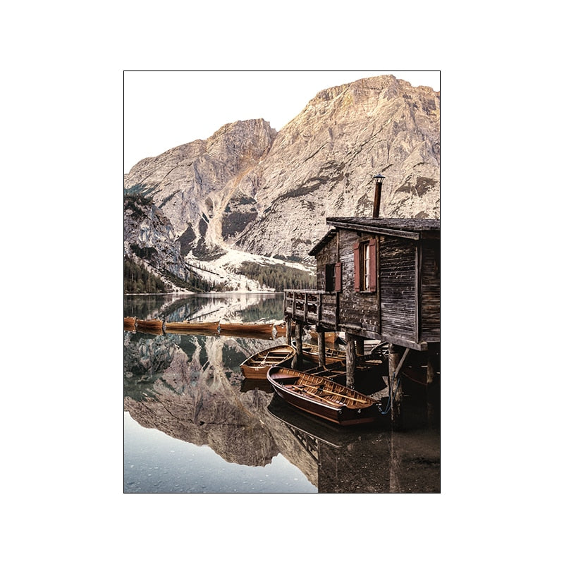 CORX Designs - Autumn Lake House Canvas Art - Review