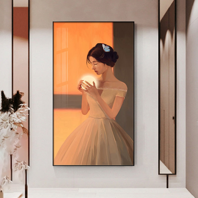 CORX Designs - Woman With Butterfly Canvas Art - Review