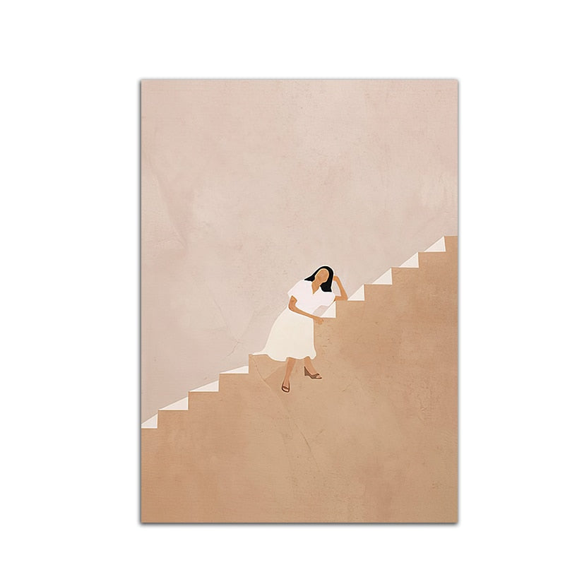 CORX Designs - Fashion Woman Black Cat Leaves Canvas Art - Review