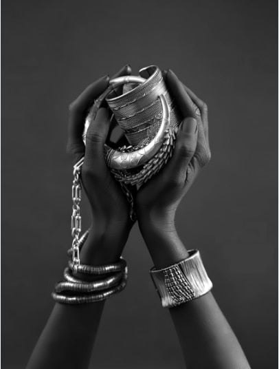CORX Designs - African Woman Fashion Gold And Silver Canvas Art - Review