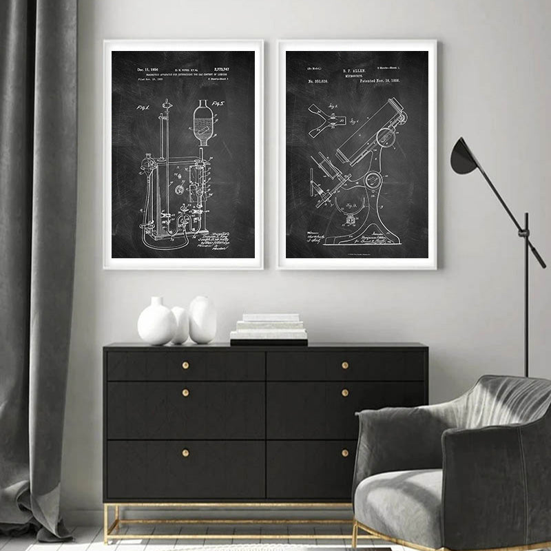 CORX Designs - Black and White Chemistry Canvas Art - Review