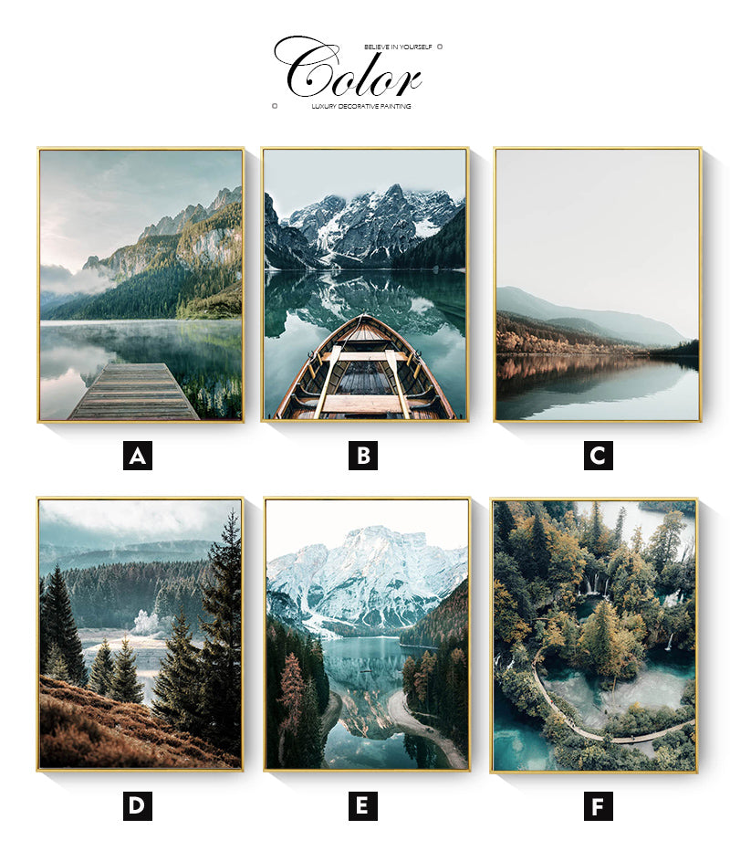 CORX Designs - Scandinavian Nature Landscape Canvas Art - Review