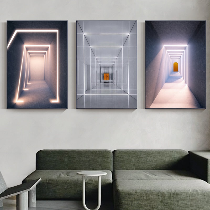 CORX Designs - Wall Lighting Visual Building Canvas Art - Review
