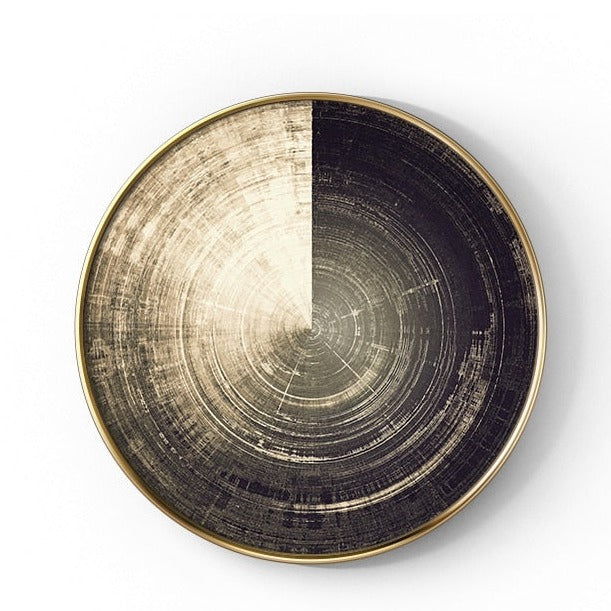 CORX Designs - Industrial Abstract Round Canvas Art - Review