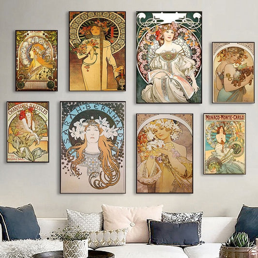 CORX Designs - Paintings by Alphonse Mucha Canvas Art - Review