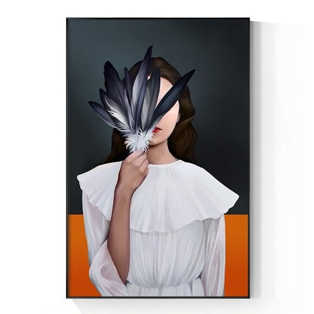 CORX Designs - Feather Woman Fashion Canvas Art - Review