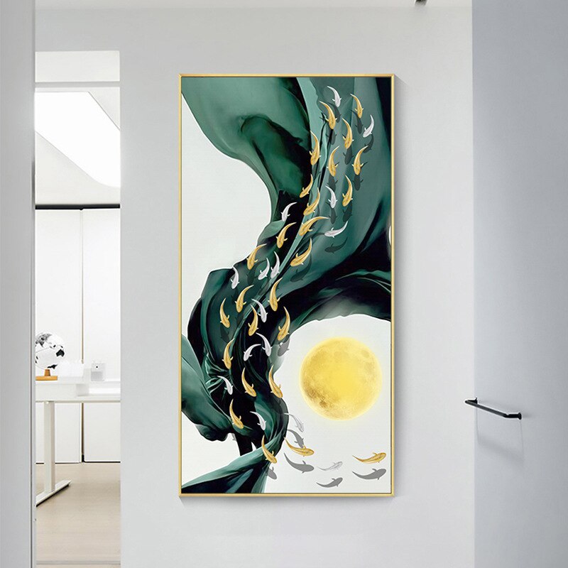 CORX Designs - Blackish Green Silk Canvas Art - Review