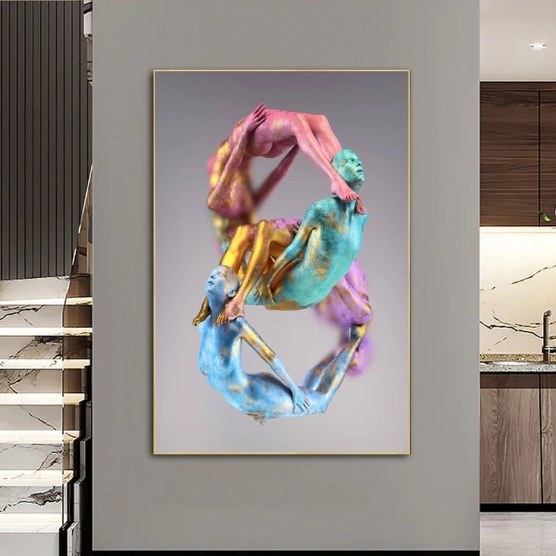 CORX Designs - Colorful Body Figure Canvas Art - Review