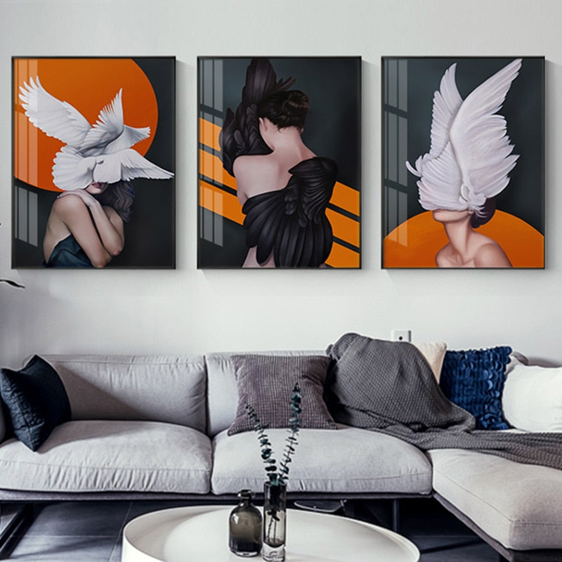 CORX Designs - Feather Woman Fashion Canvas Art - Review