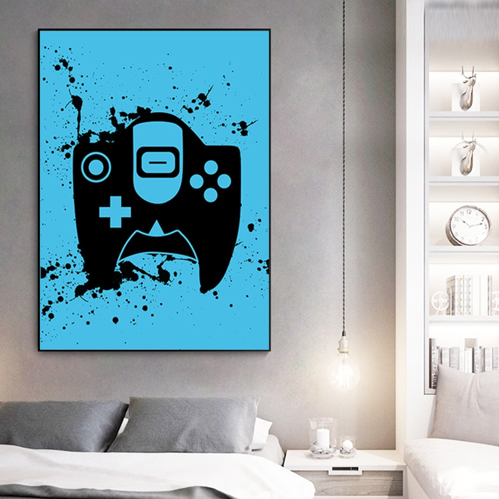 CORX Designs - Abstract Black Gamepad Canvas Art - Review
