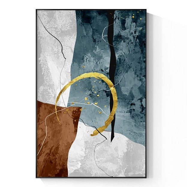 CORX Designs - Abstract Gold Foil Canvas Art - Review