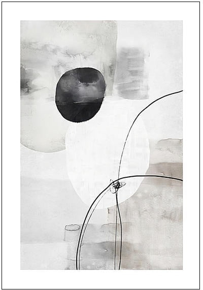 CORX Designs - Black And White Abstract Aesthetic Canvas Art - Review