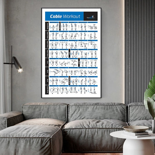 CORX Designs - Training Workout Chart Canvas Art - Review