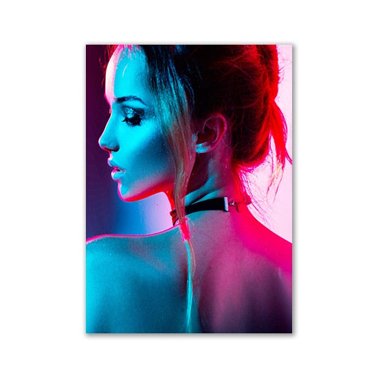 CORX Designs - Neon Cyberpunk Sexy Canvas Art - Review