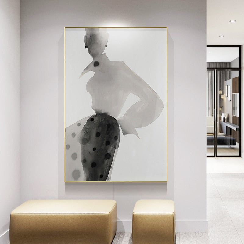 CORX Designs - Modern Ink Girl Graceful Posture Canvas Art - Review