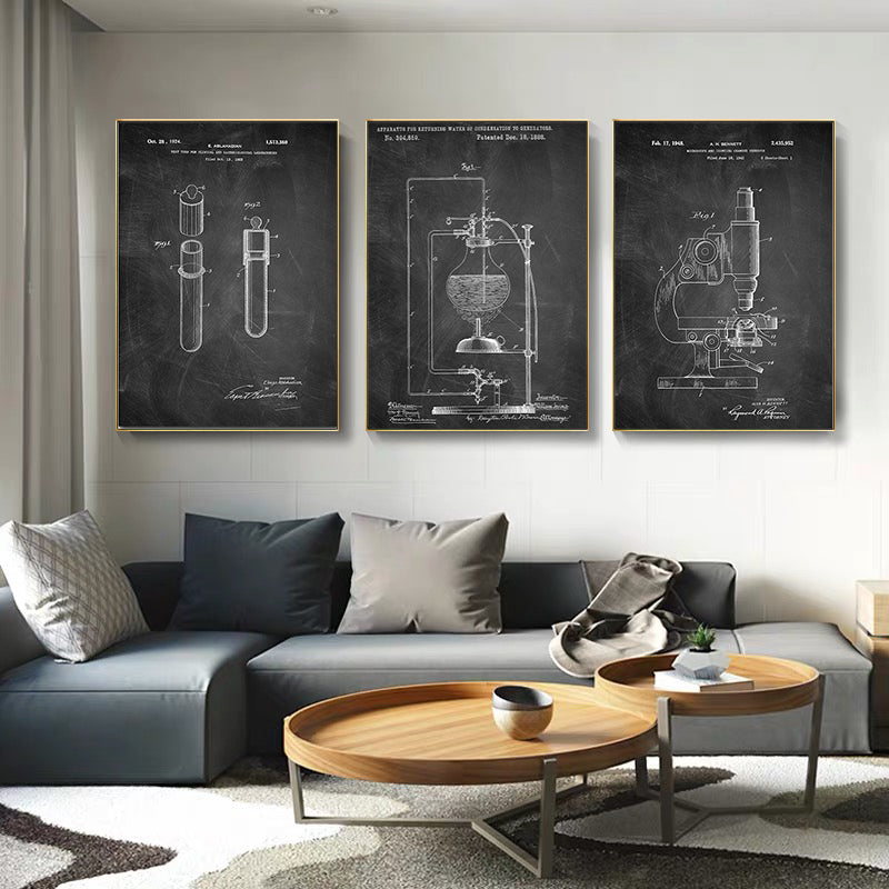CORX Designs - Black and White Chemistry Canvas Art - Review