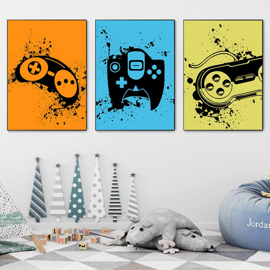 CORX Designs - Abstract Black Gamepad Canvas Art - Review