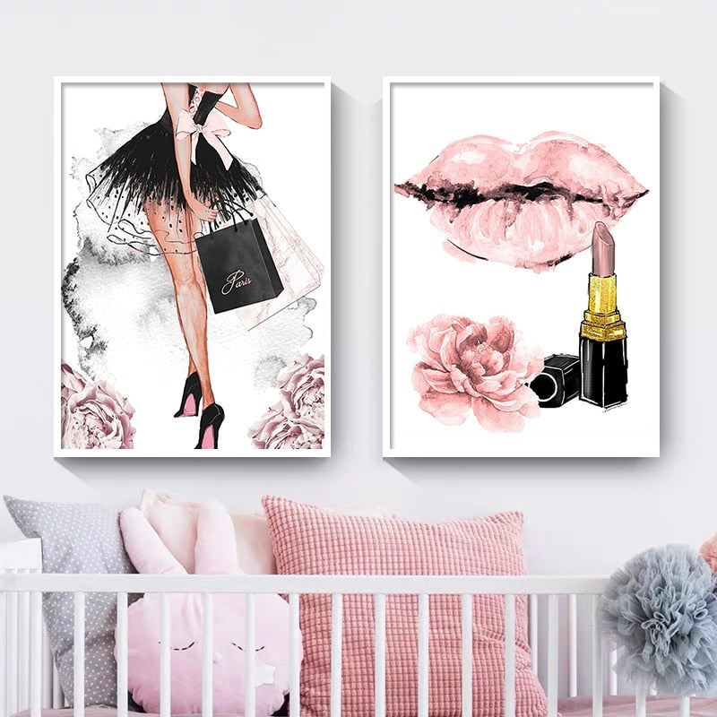 CORX Designs - Black & Pink Women Stuff Canvas Art - Review
