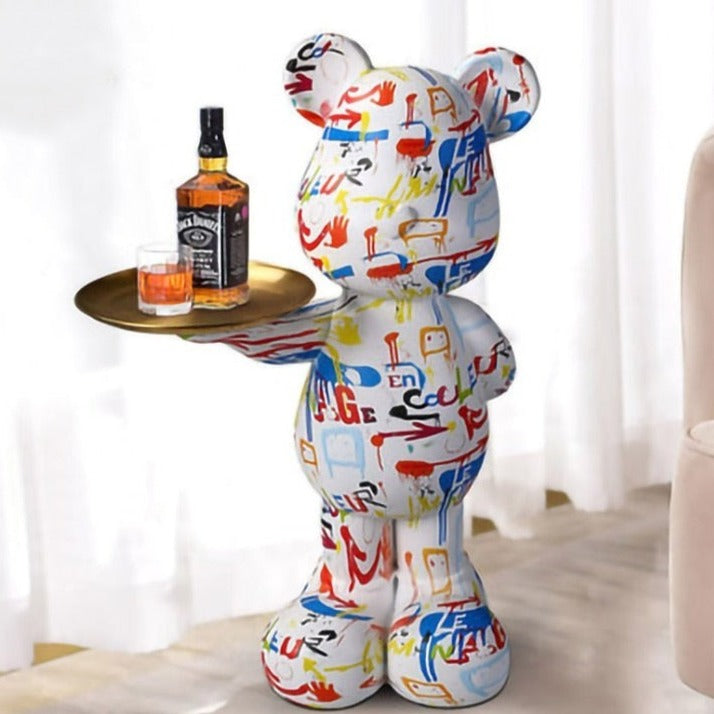 CORX Designs - Graffiti Bear Tray Large Statue - Review