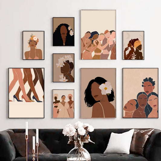 CORX Designs - Woman Illustration Diversity Canvas Art - Review