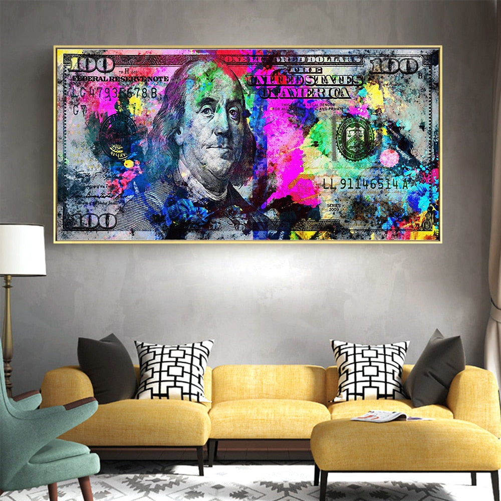 CORX Designs - Dollar Bill Wall Art Canvas - Review