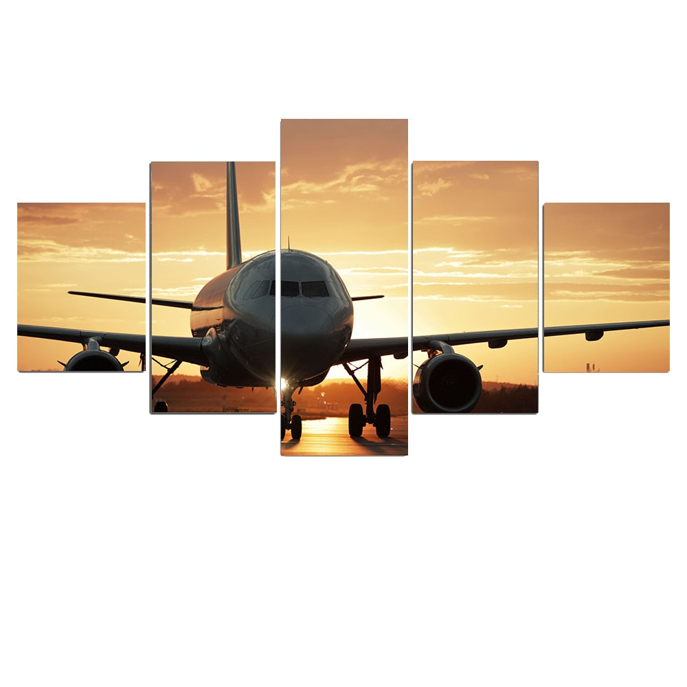 CORX Designs - Airplane Sunset Canvas Art - Review