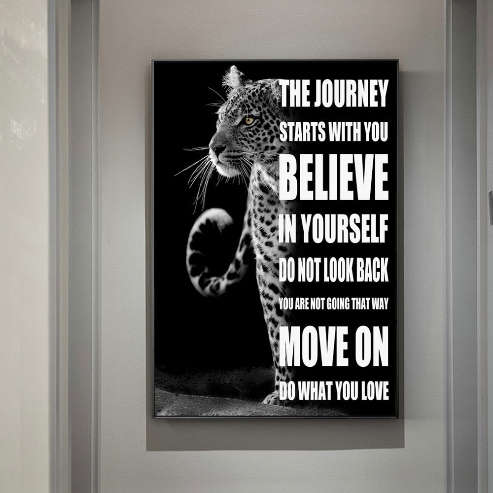 CORX Designs - Animal Inspirational Quotes Canvas Art - Review