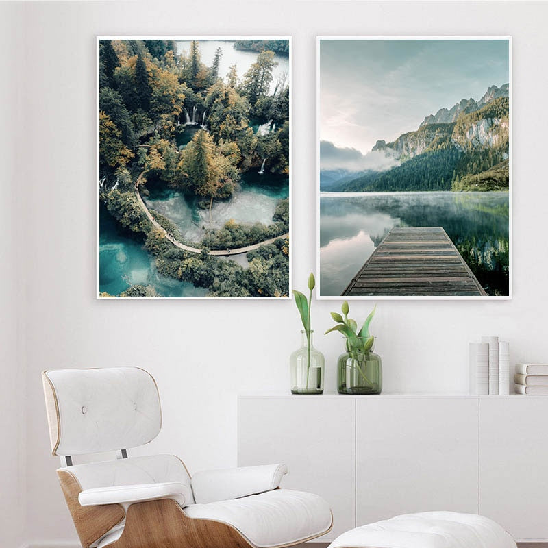 CORX Designs - Scandinavian Nature Landscape Canvas Art - Review