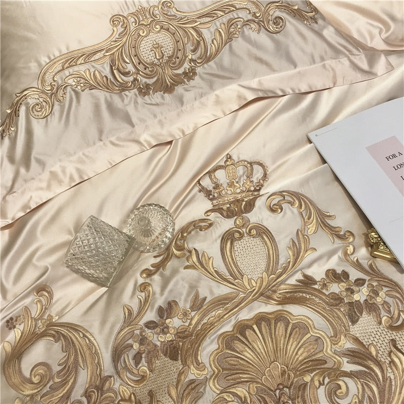 CORX Designs - Raffia Damask Sateen Duvet Cover Bedding Set - Review