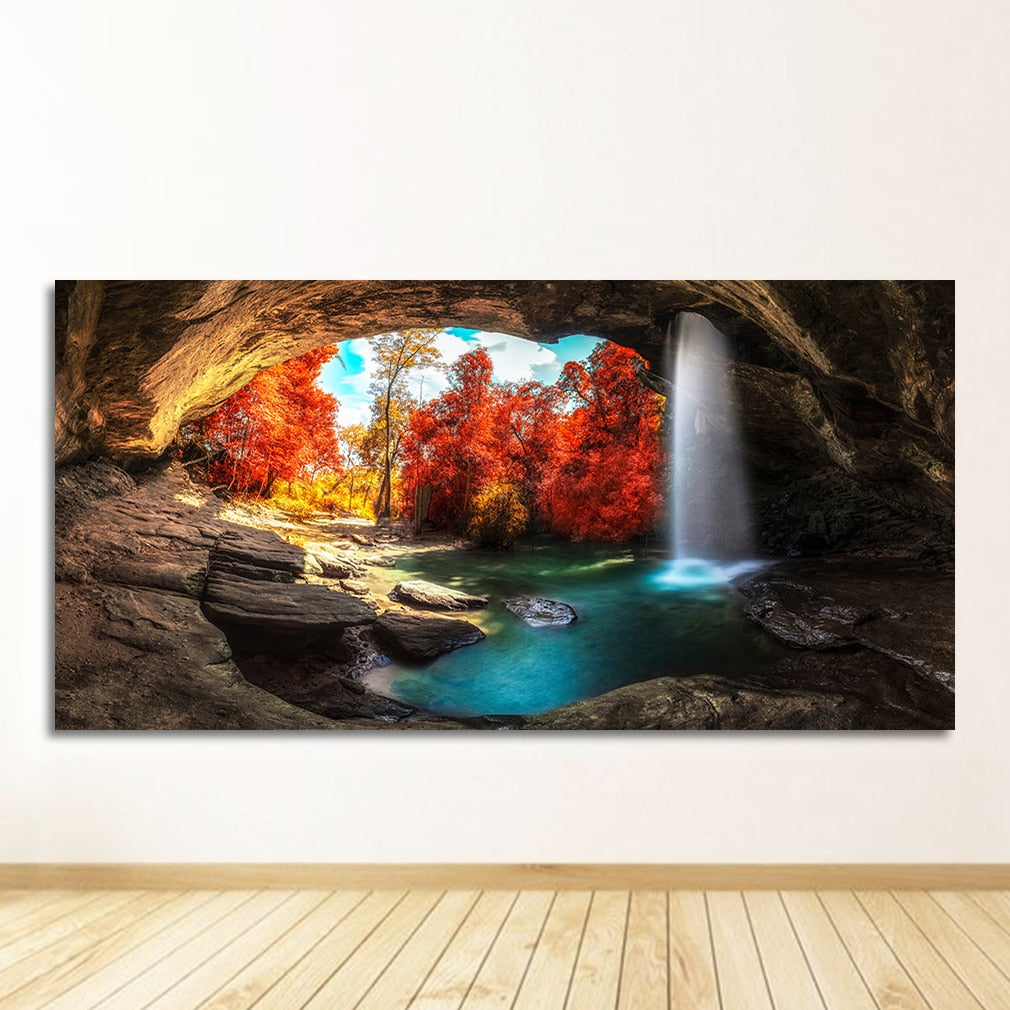CORX Designs - Sunshine Forest Lake Canvas Art - Review
