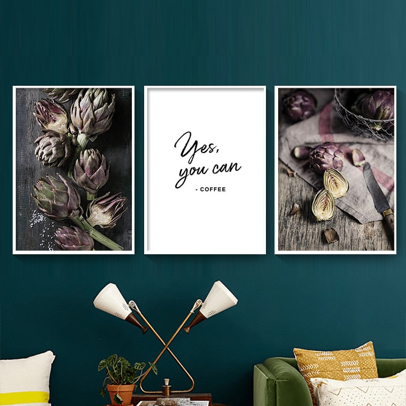 CORX Designs - Artichoke Pomegranate Canvas Art - Review