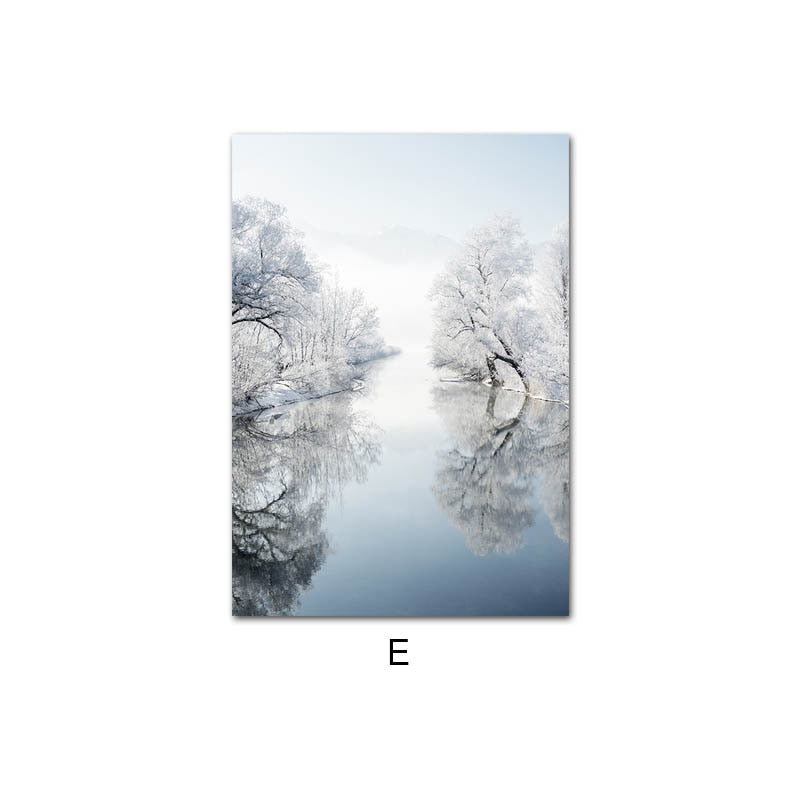 CORX Designs - Mystical Siberia Winter Snow Forest Canvas Art - Review