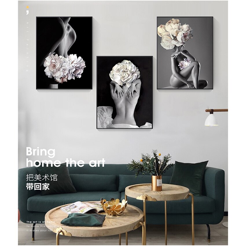 CORX Designs - Woman Flower Head Canvas Art - Review
