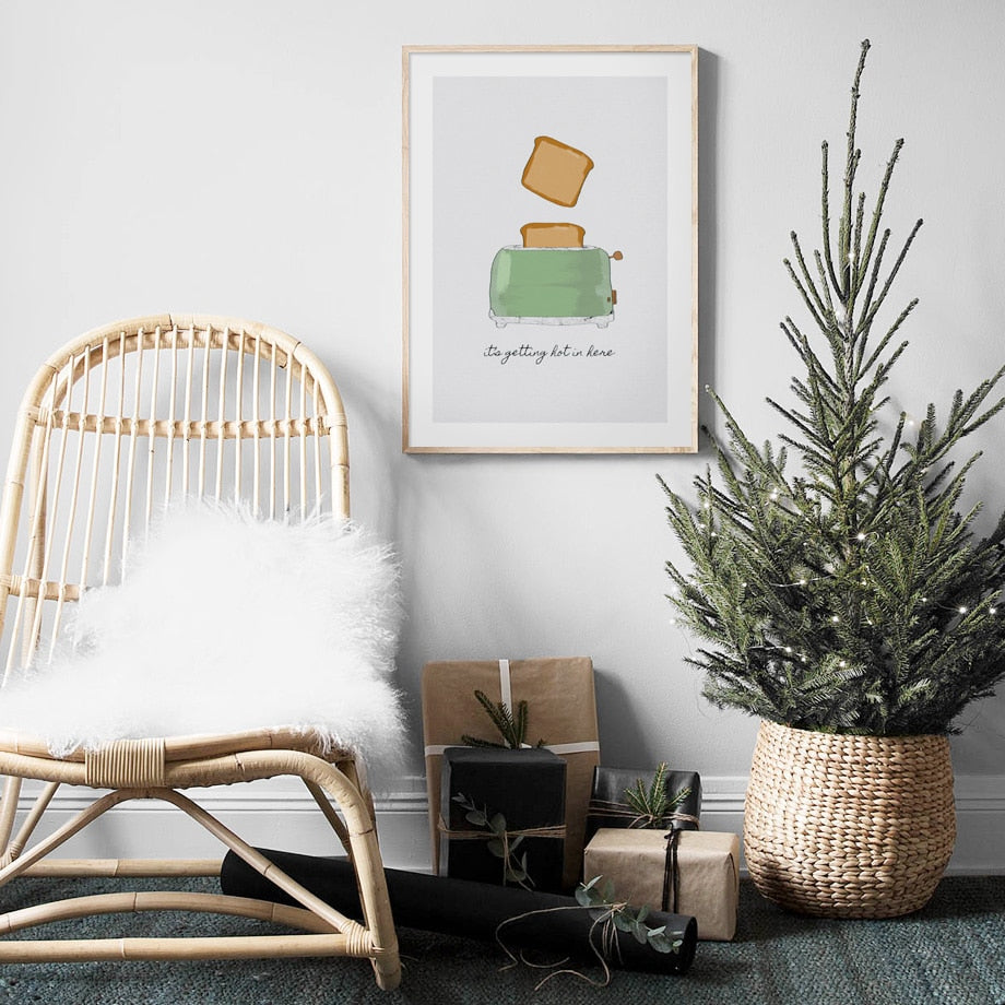 CORX Designs - Toaster Teapot Kitchen Canvas Art - Review